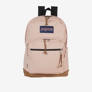 jansport right pack backpack in light pink!